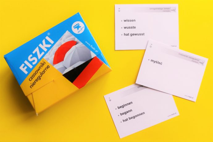 Fiszki czasowniki nieregularne język niemiecki