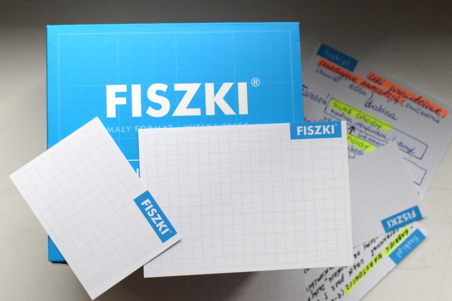 duże fiszki