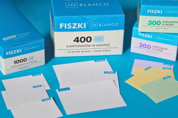 Czyste fiszki In Blanco