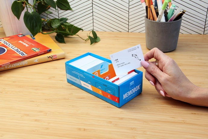 Pudełko do nauki i powtórek MEMOBOX compact