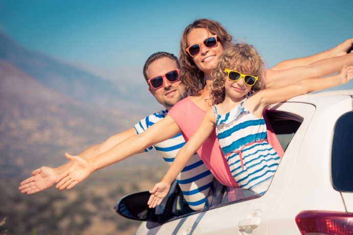 rodzina na wakacjach