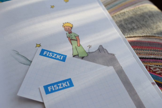 skuteczna metoda nauki języka - książki i fiszki