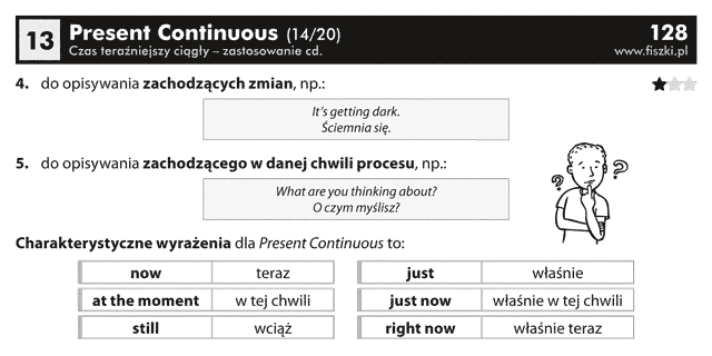 gramatyka angielska - present continuous