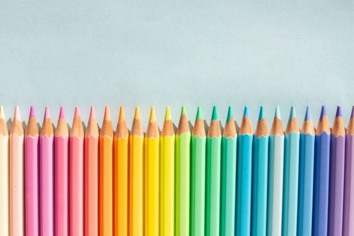 kolorowe kredki