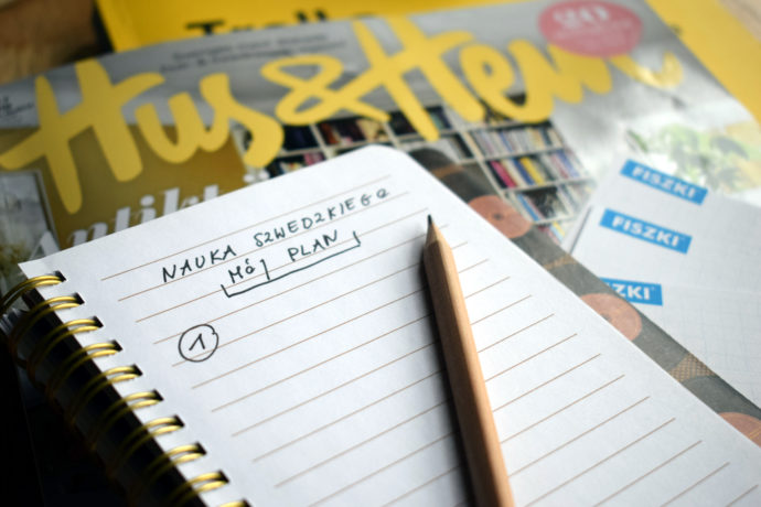 Nauka szwedzkiego - planowanie nauki