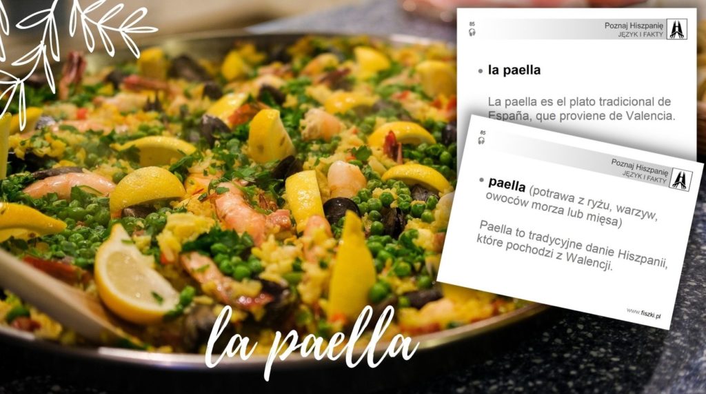 fiszka: paella