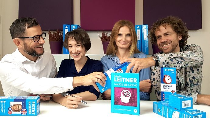 Założyciele Wydawnictwa Cztery Głowy: Sławomir Kuchta, Patrycja Wojsyk, Kinga Perczyńska, Jacek Perczyński