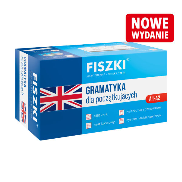 FISZKI Angielska gramatyka dla początkujących