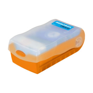 Pudełko MEMOBOX CROCO w kolorze pomarańczowym